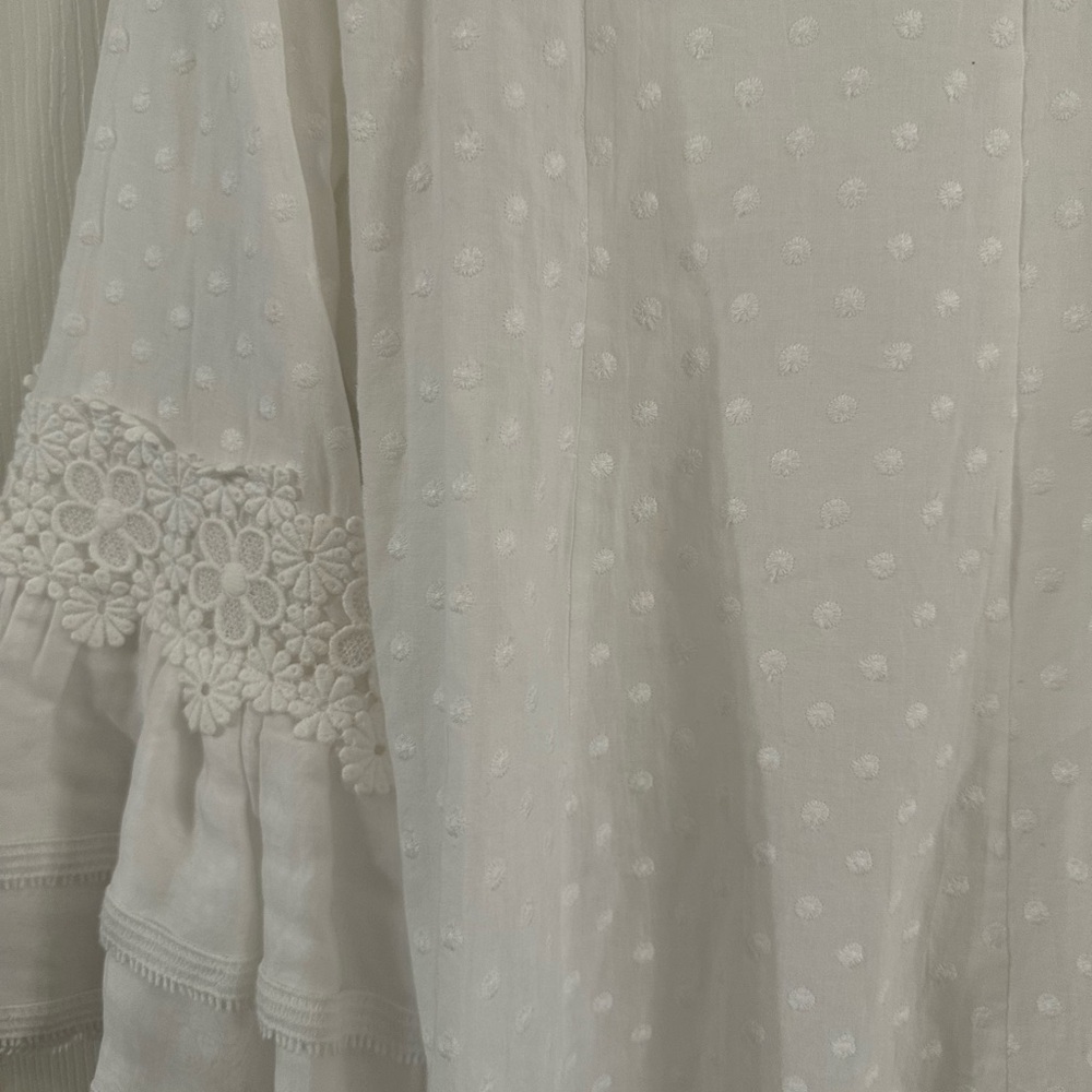 Andrew GN French Designer Swiss Dot Zip Front French Size 38 - Picture 8 of 10